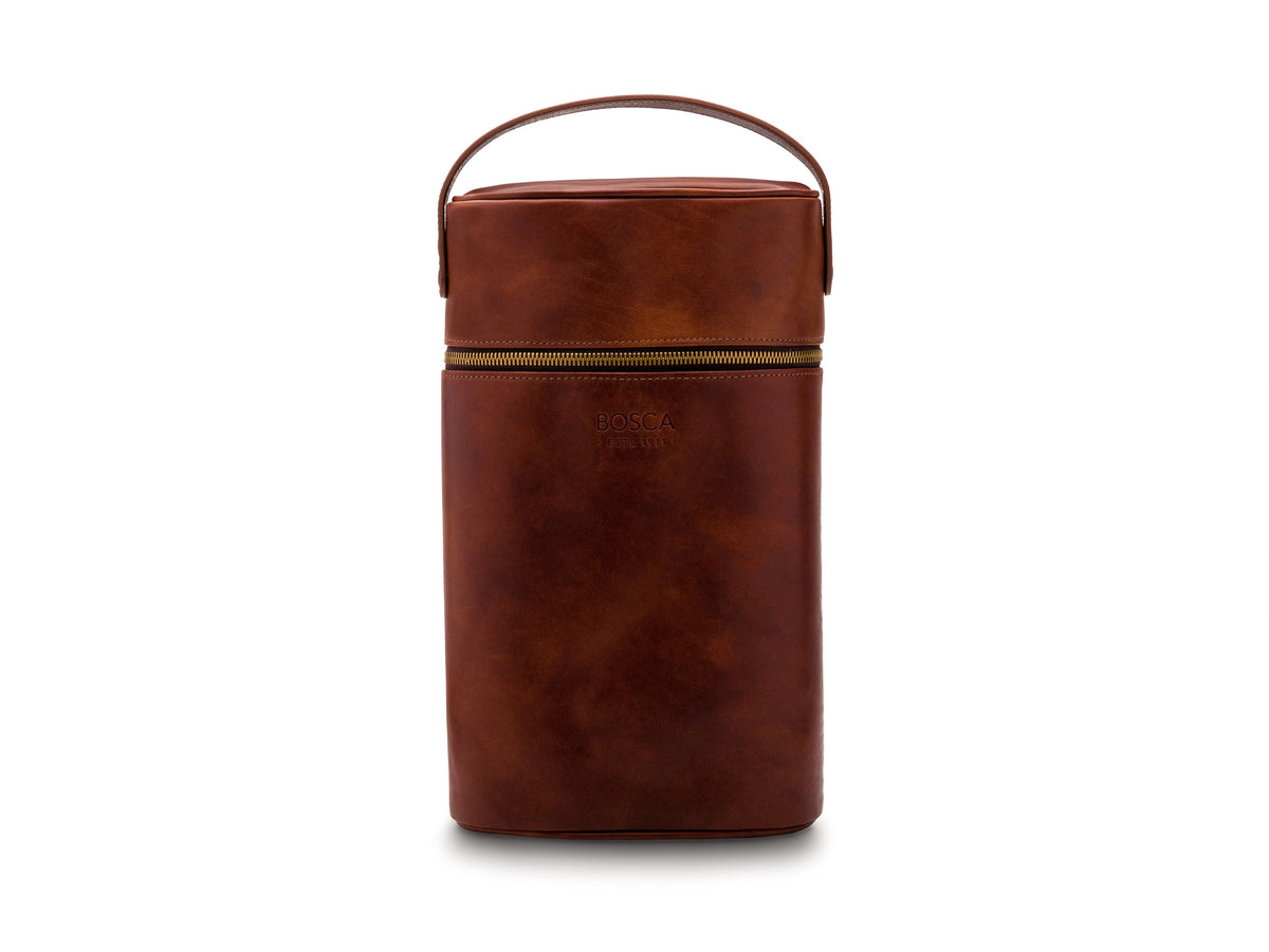 Bosca Two Bottle Wine Case Amber