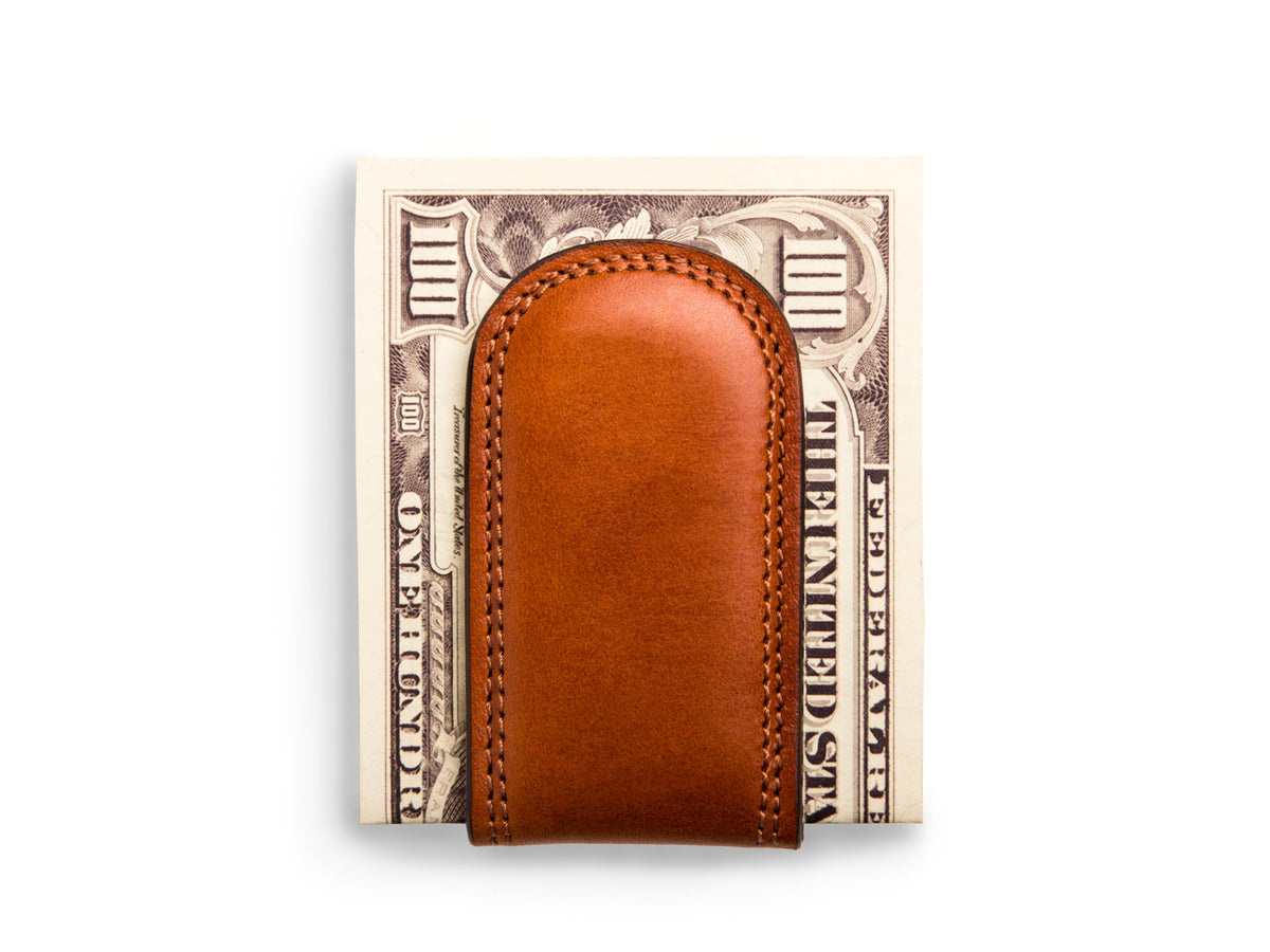 Bosca Money Clip Amber