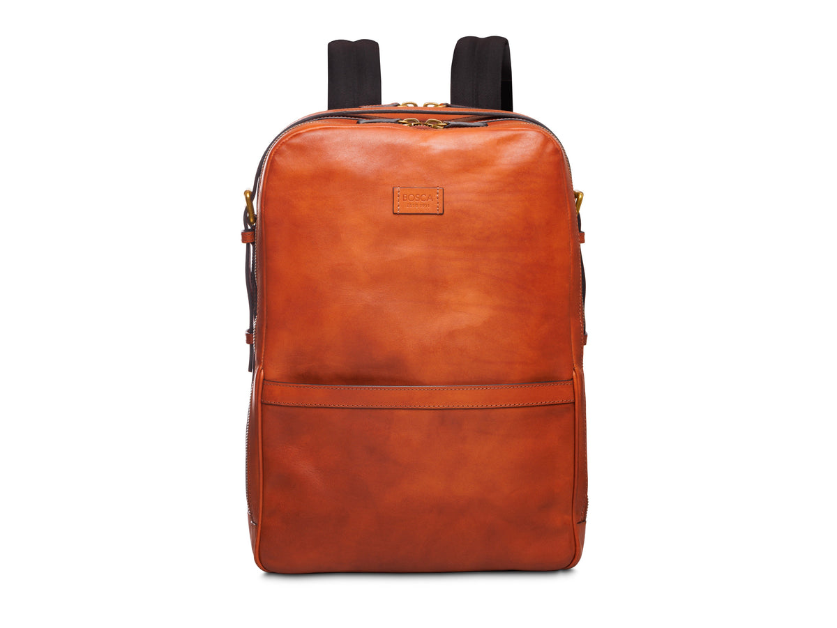 Bosca Dolce Italia Office Backpack Amber