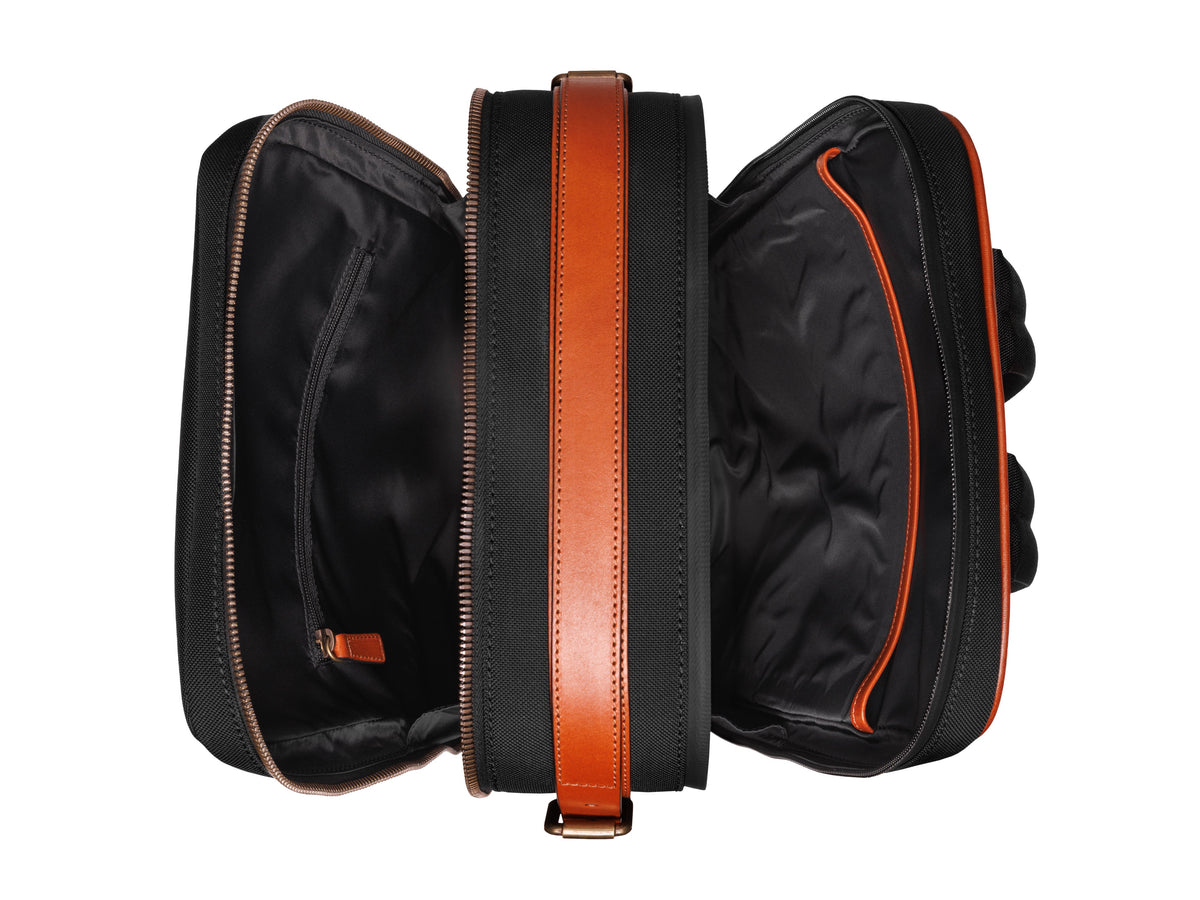 Bosca Dolce Italia Office Backpack Amber