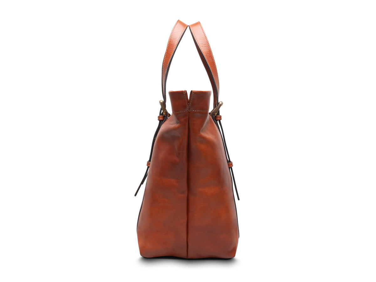Bosca Emma Carry-All Tote Amber