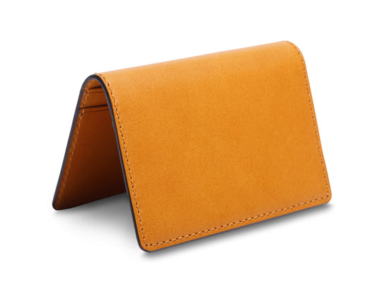 Bosca Britan Calling Card Case Tan