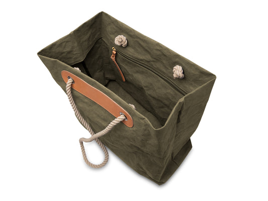 Bosca La Carta Beach Tote Olive