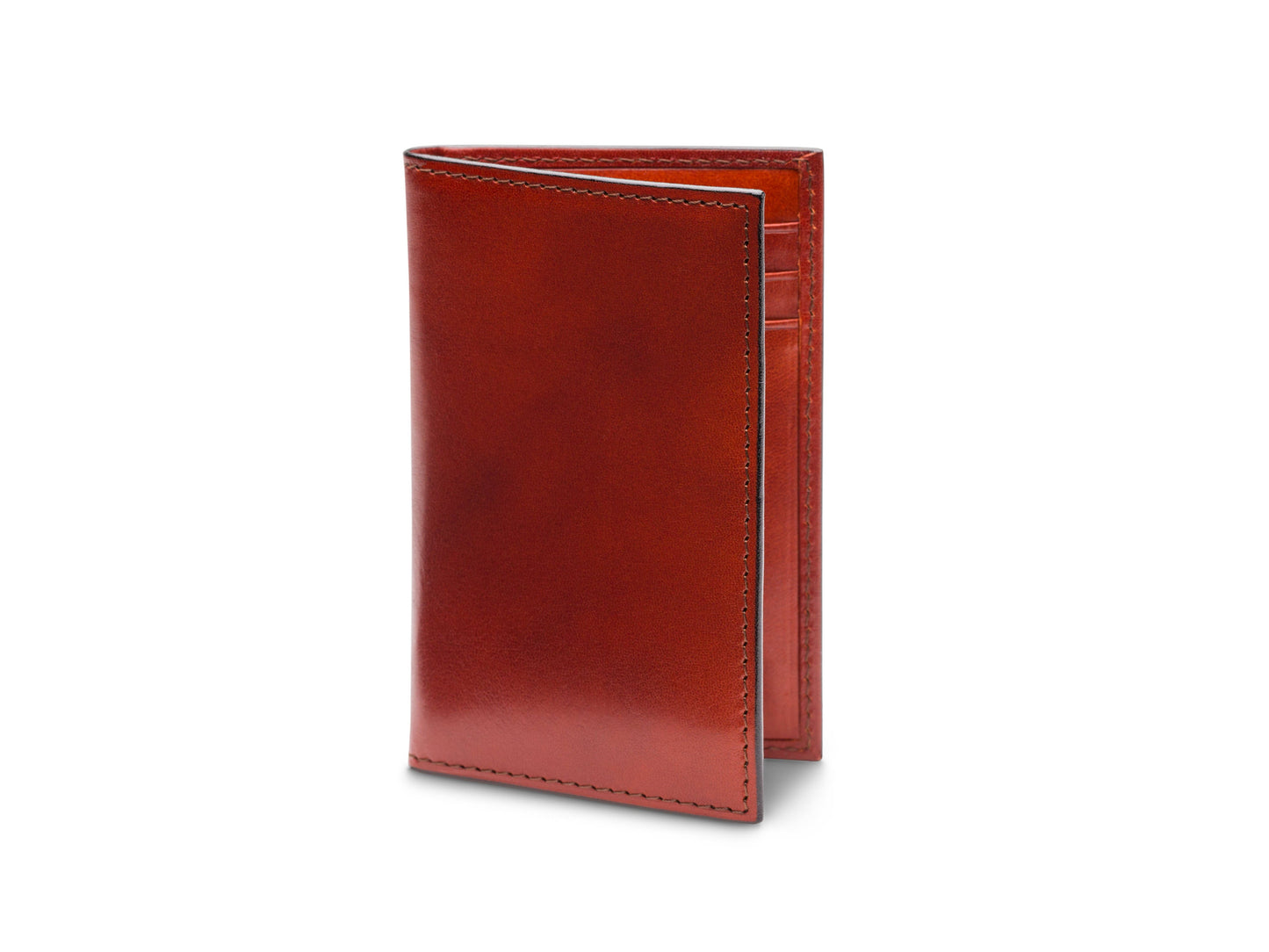 Bosca Old Leather 8 Pocket Credit Card Case Cognac