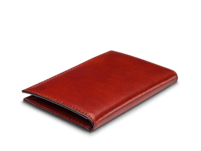 Bosca Old Leather 8 Pocket Credit Card Case Cognac