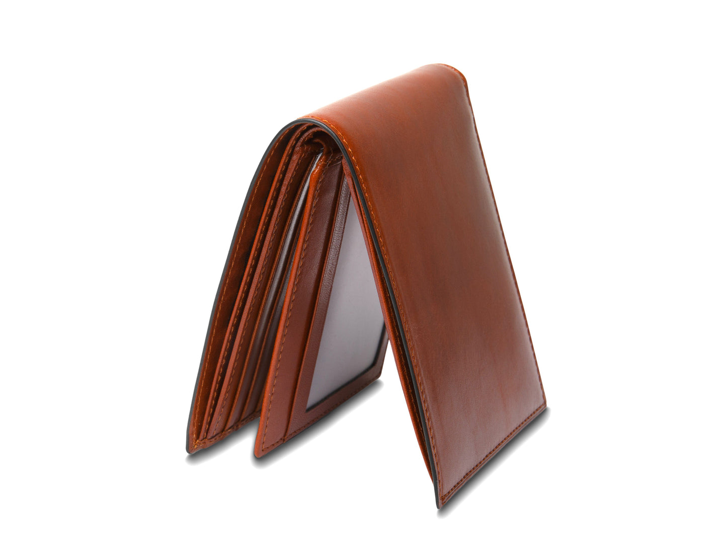 Bosca Old Leather Italia Euro Size Deluxe Executive Wallet - RFID Amber