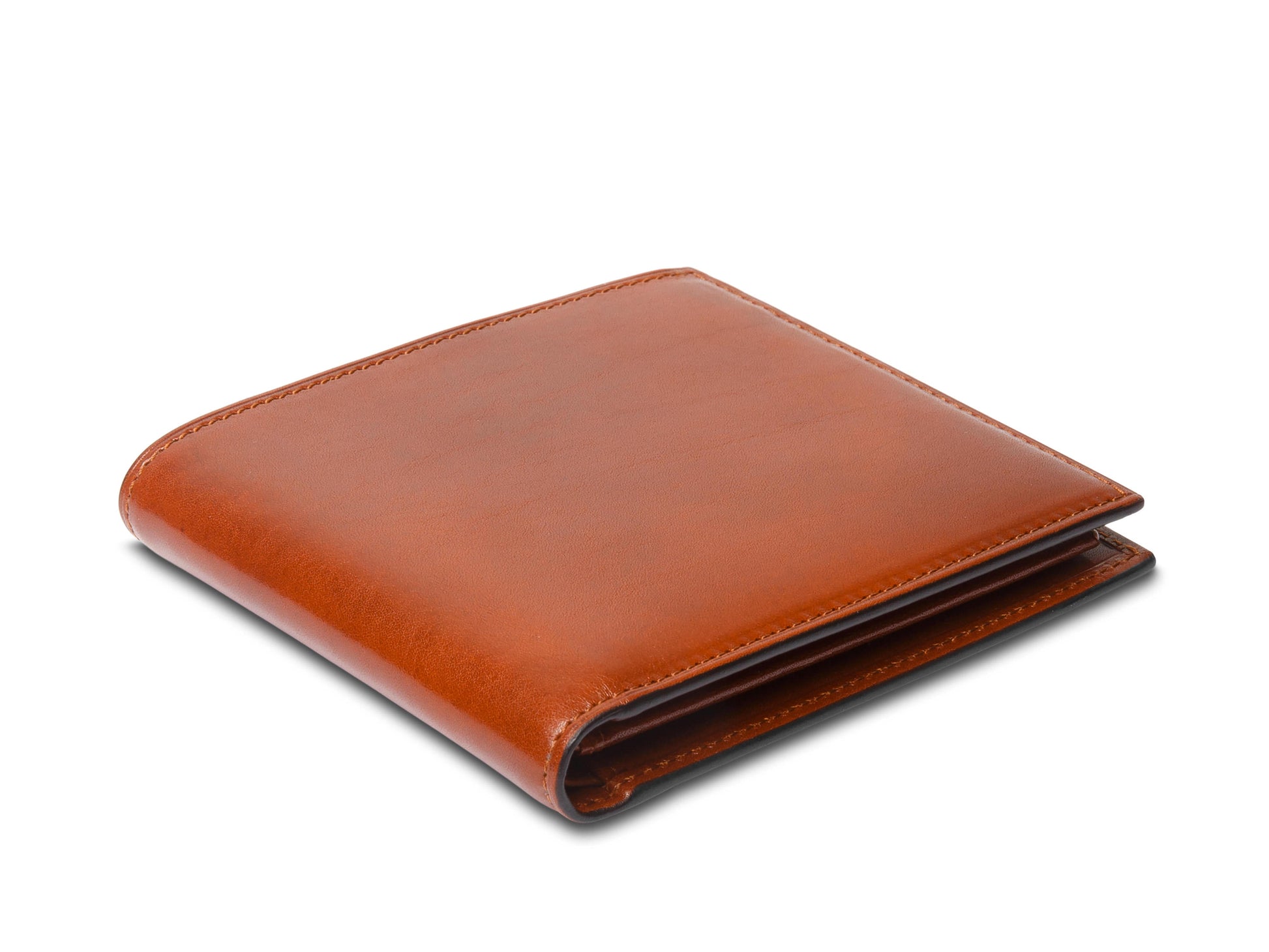 Bosca Old Leather Italia Euro Size Deluxe Executive Wallet - RFID Amber