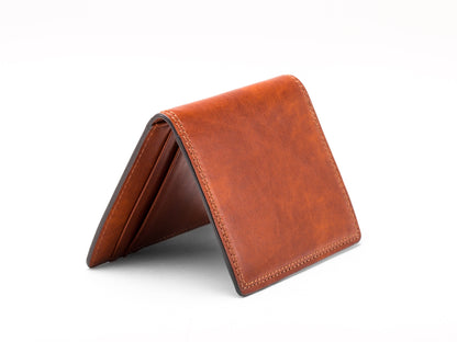 Bosca Dolce Deluxe Front Pocket Wallet w/ Magnetic Clip Amber