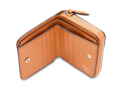 Bosca Italia 4" Billfold Wallet with Zip Nut