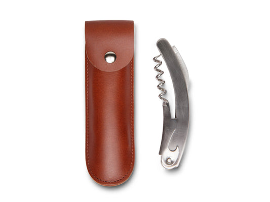 Bosca Corkscrew Sheath  Brown