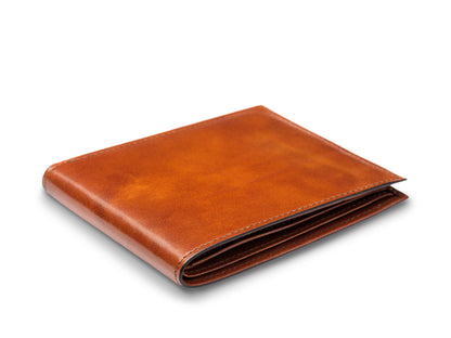 Bosca Old Leather Italia Executive I.D. Wallet Amber