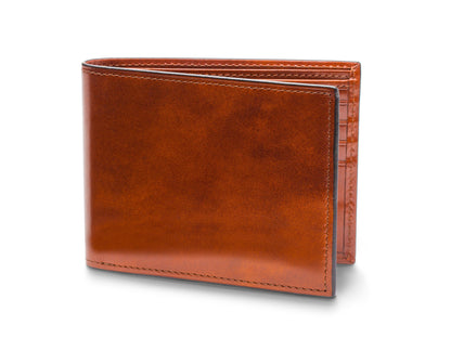 Bosca Old Leather Bifold With Card / I.D. Flap Amber