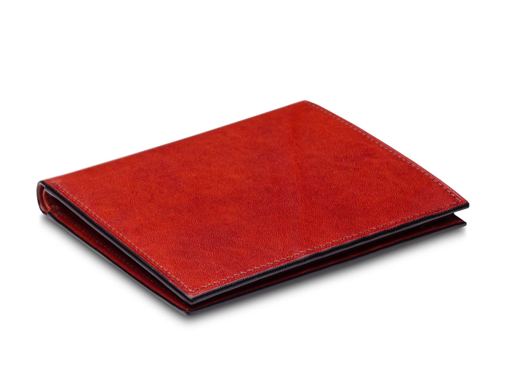 Bosca Old Leather Italia 12 Pocket Credit Wallet Cognac