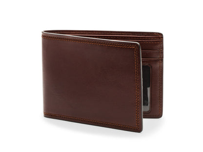 Bosca Executive I.D. Wallet Dolce  Dark Brown