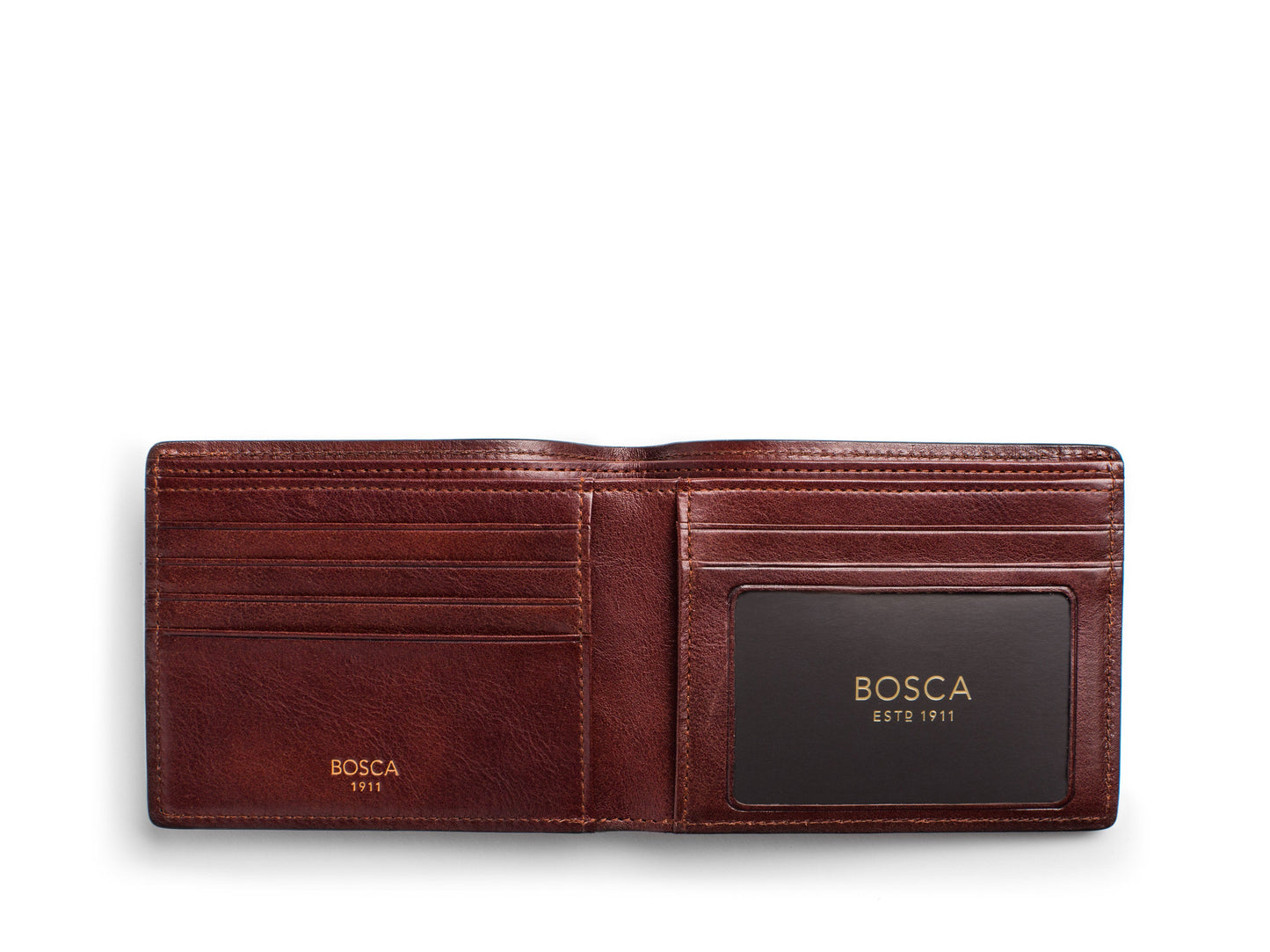 Bosca Executive I.D. Wallet Dolce  Dark Brown
