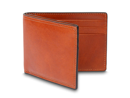 Bosca Dolce Italia Small Bifold Wallet Amber