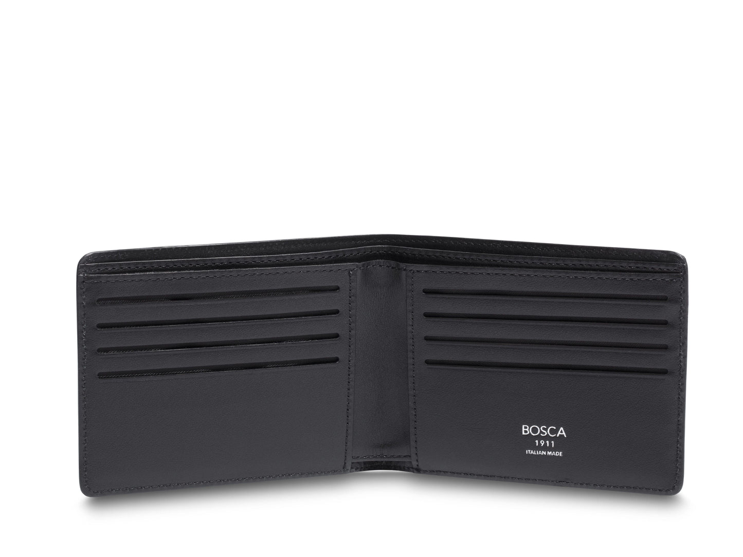 Bosca Monfrini Slim 8 Slot Pocket Wallet Dark Green