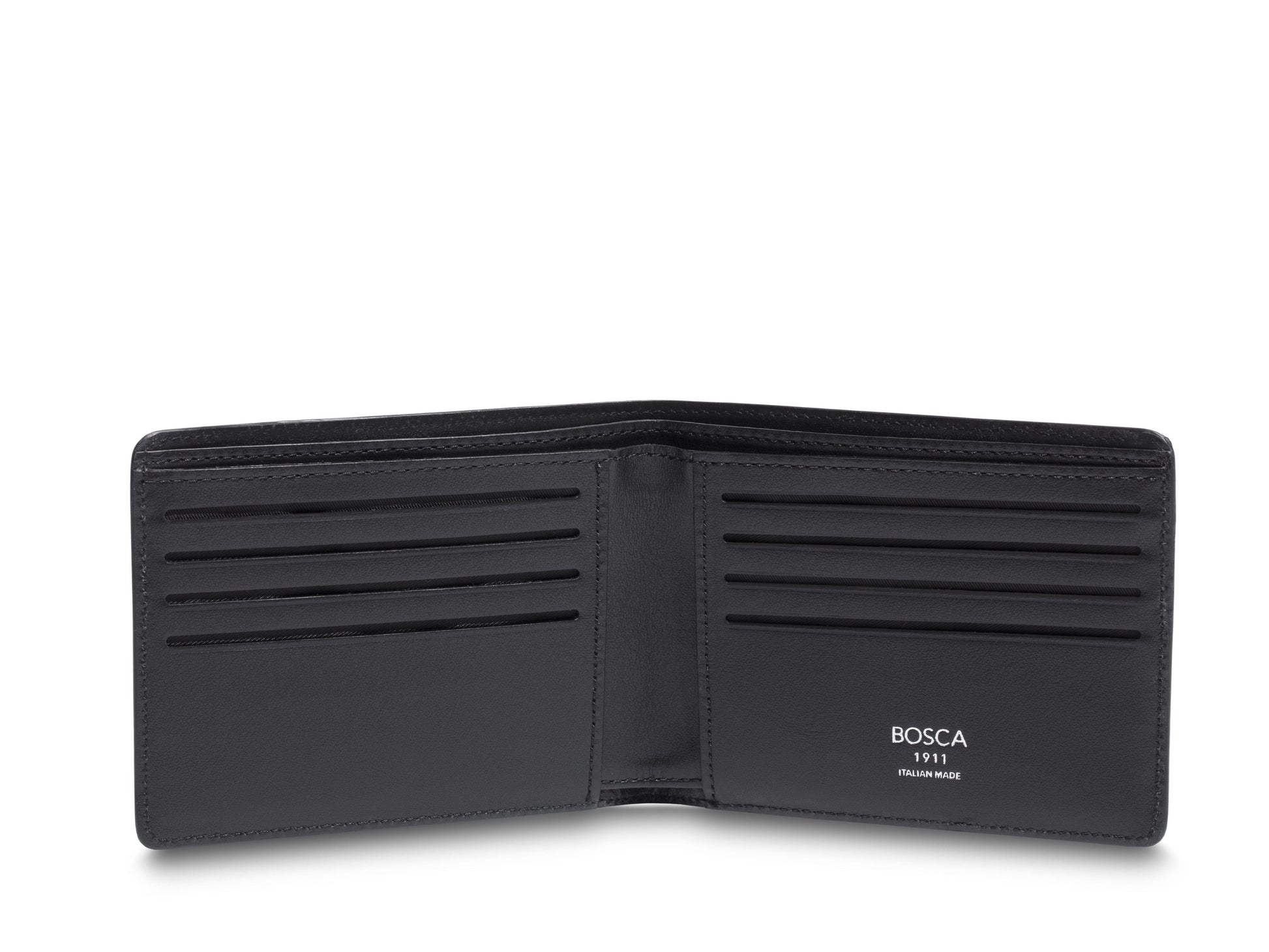 Bosca Monfrini Slim 8 Slot Pocket Wallet Dark Green