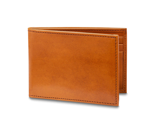 Bosca Old Leather Small Bifold Wallet Saddle