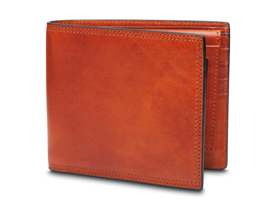 Bosca Dolce Italia Euro Credit Wallet w/I.D. Passcase - RFID Amber