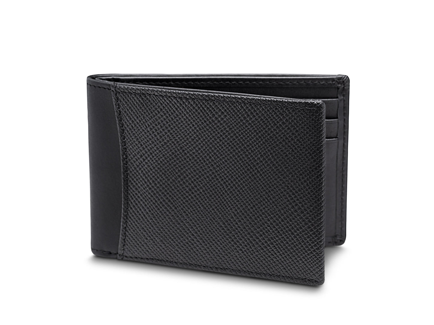 Bosca Safianno Hall Pass Wallet  Black