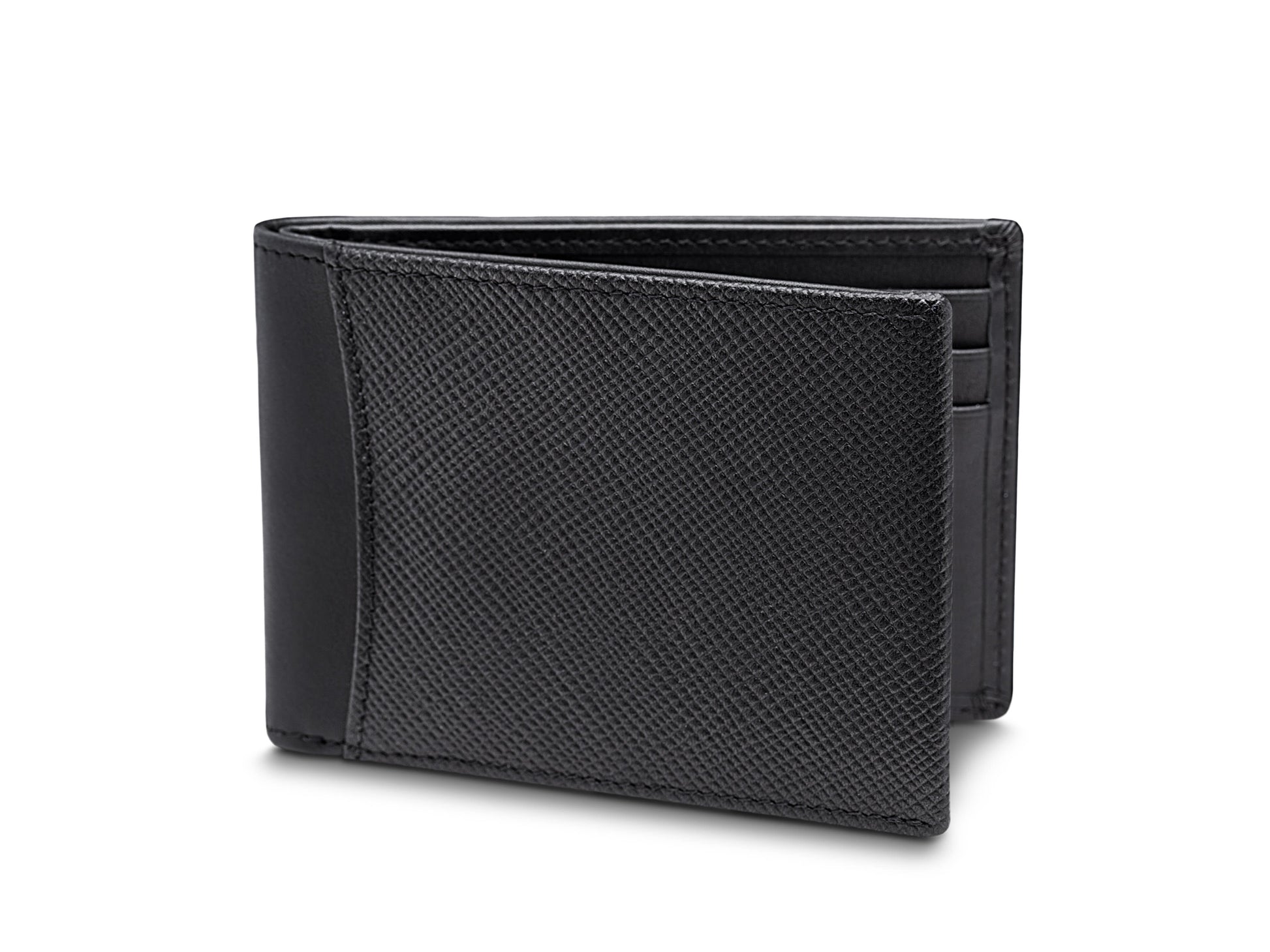 Bosca Safianno Hall Pass Wallet  Black