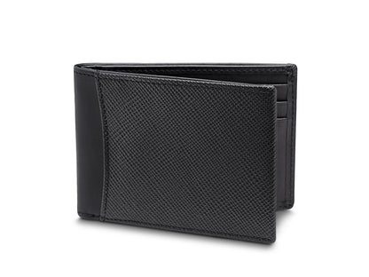 Bosca Safianno Hall Pass Wallet  Black