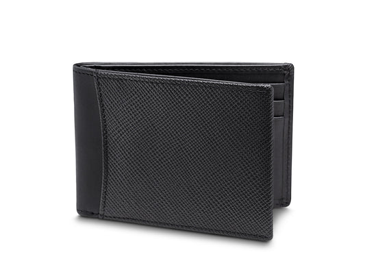 Bosca Safianno Hall Pass Wallet  Black