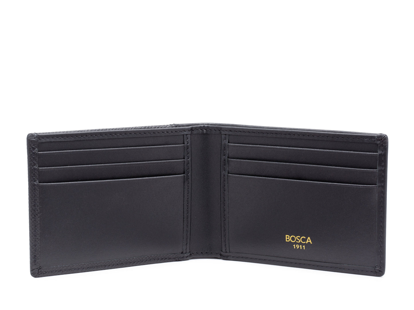 Bosca Safianno Hall Pass Wallet  Black