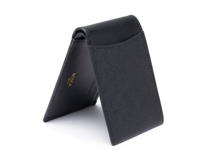 Bosca Safianno Hall Pass Wallet  Black