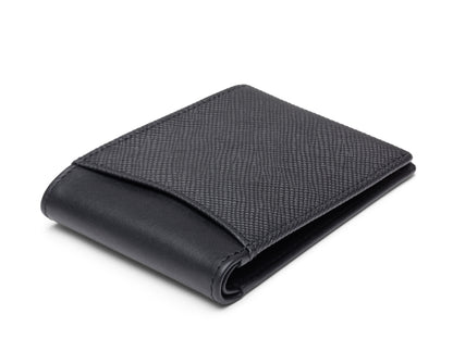 Bosca Safianno Hall Pass Wallet  Black