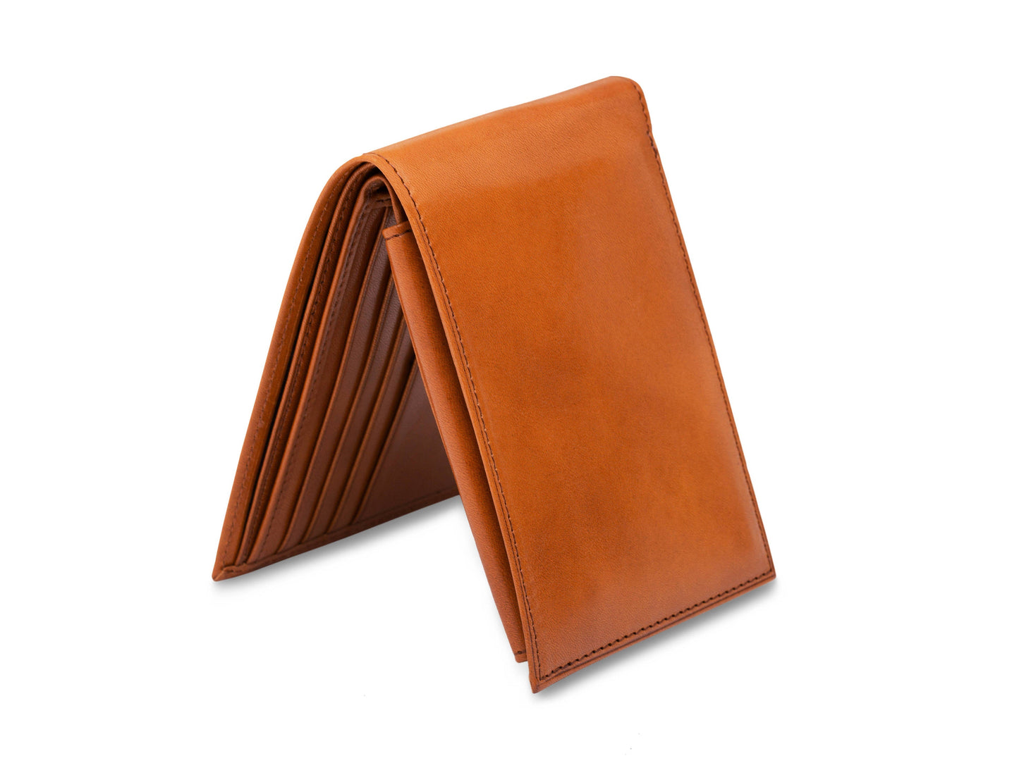 Bosca Old Leather Credit Wallet w/I.D. Passcase Saddle