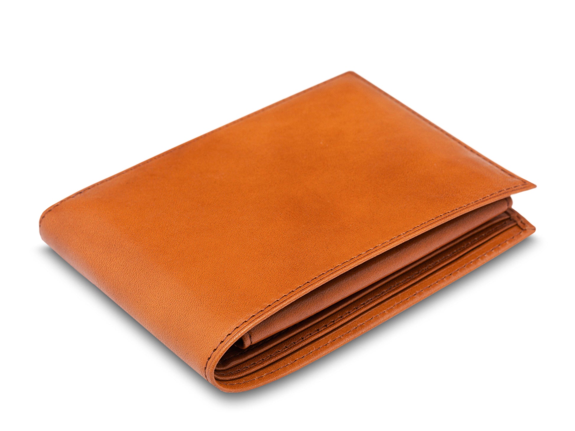 Bosca Old Leather Credit Wallet w/I.D. Passcase Saddle
