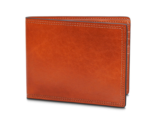 Bosca 8-Pocket Deluxe Executive Wallet  Amber