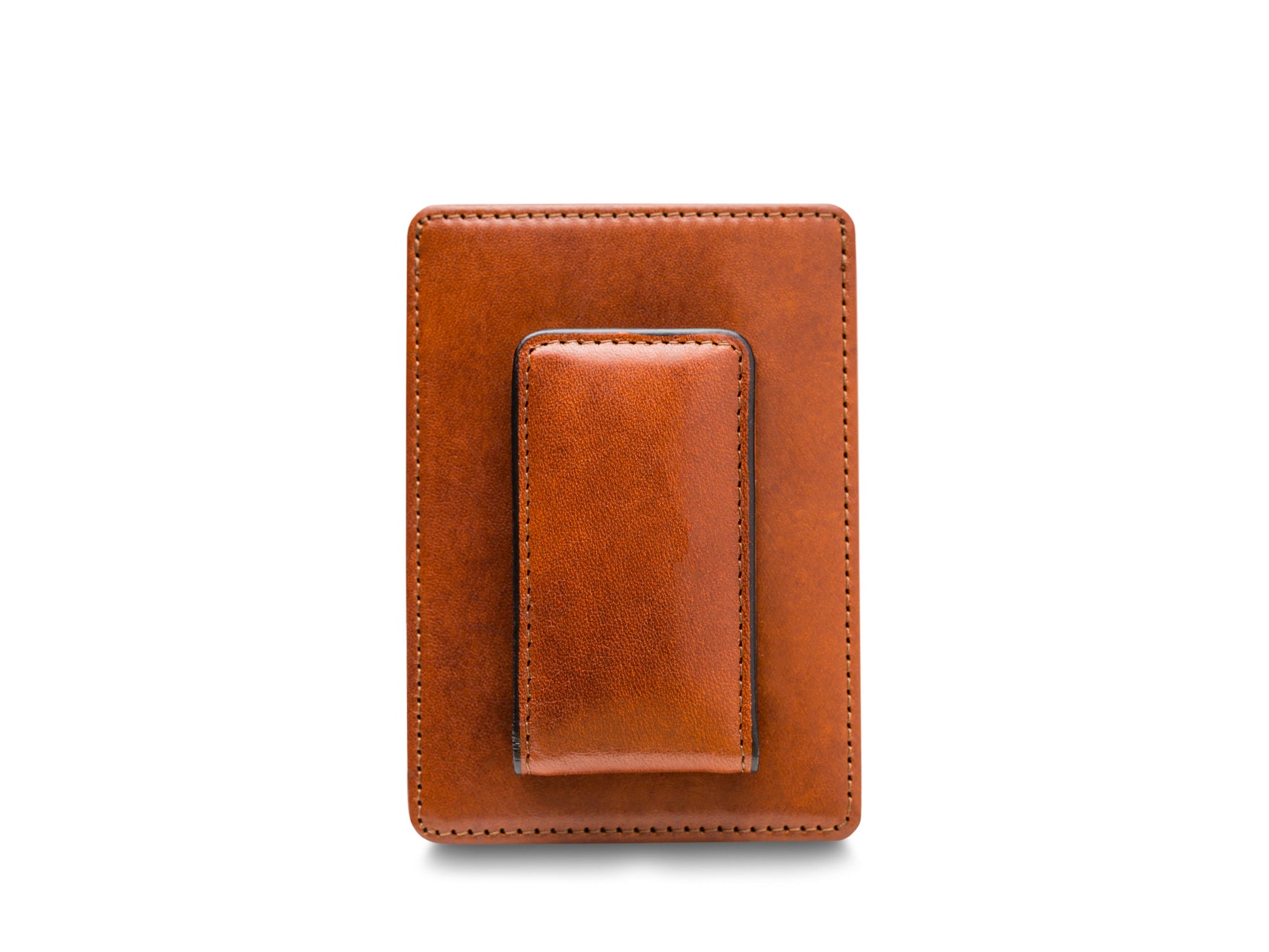 Bosca Old Leather Italia Front Pocket Wallet Amber