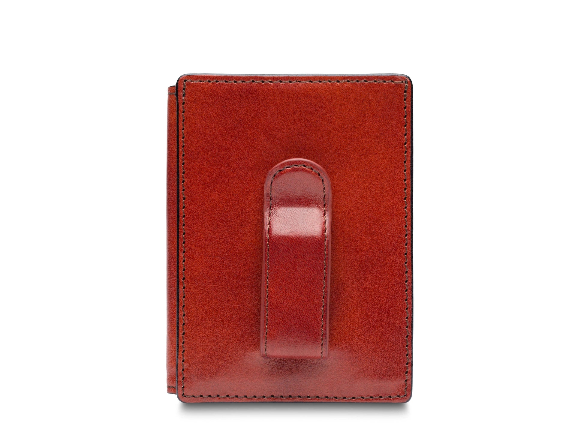 Bosca Old Leather Front Pocket I.D. Wallet Cognac