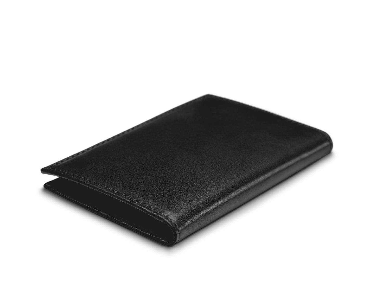 Bosca Italia Old Leather Vertical Card Case Amber