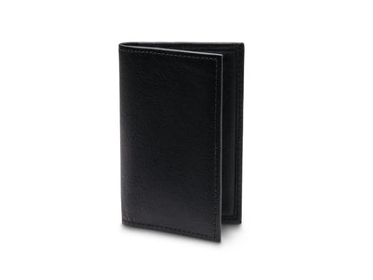 Bosca Nappa Vitello Calling Card Case Black