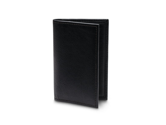 Bosca Nappa Vitello Calling Card Case Black