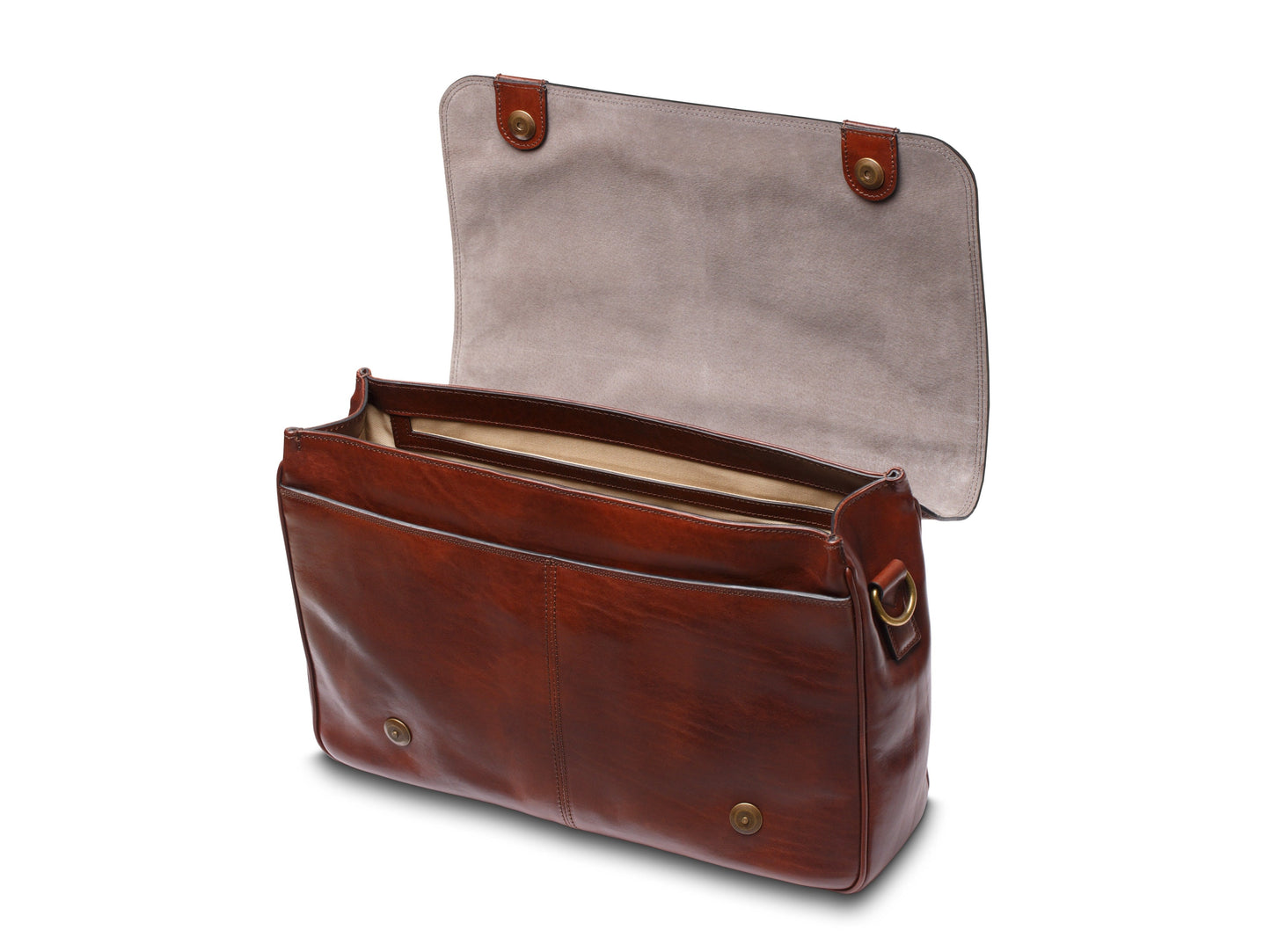 Bosca Dolce Italia Messenger  Dark Brown