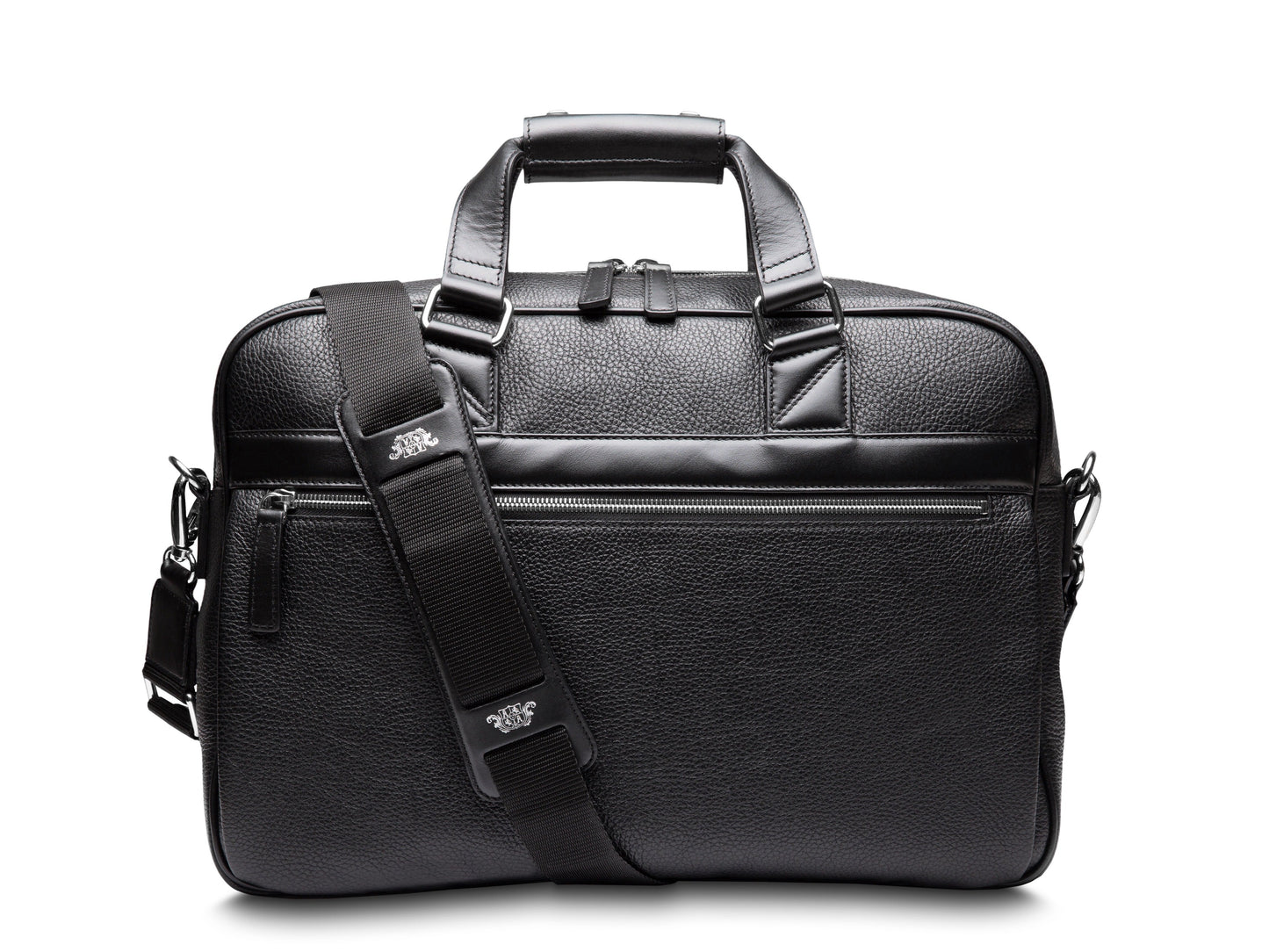 Bosca Monfrini Single Gusset Stringer Black