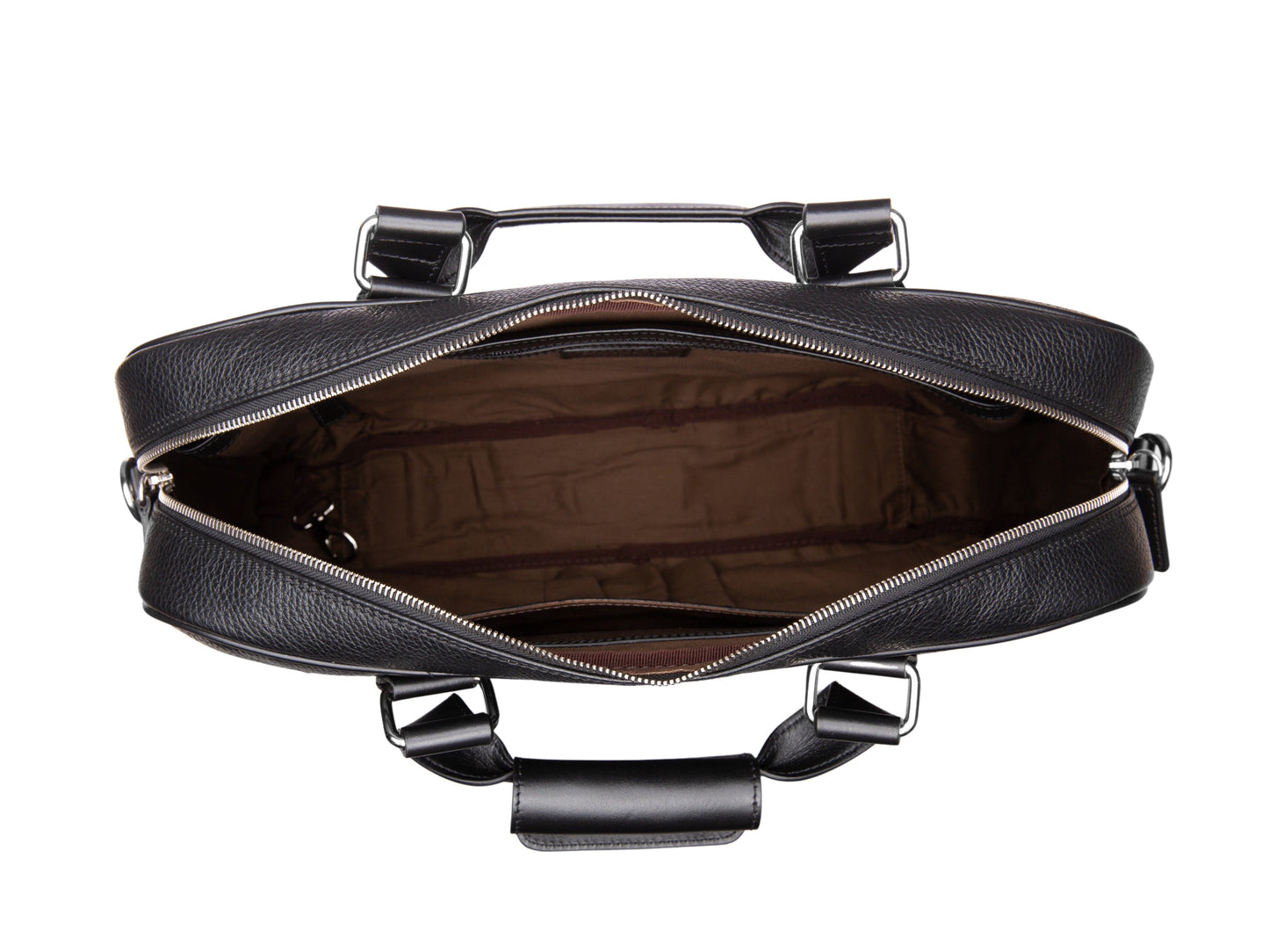 Bosca Monfrini Single Gusset Stringer Black