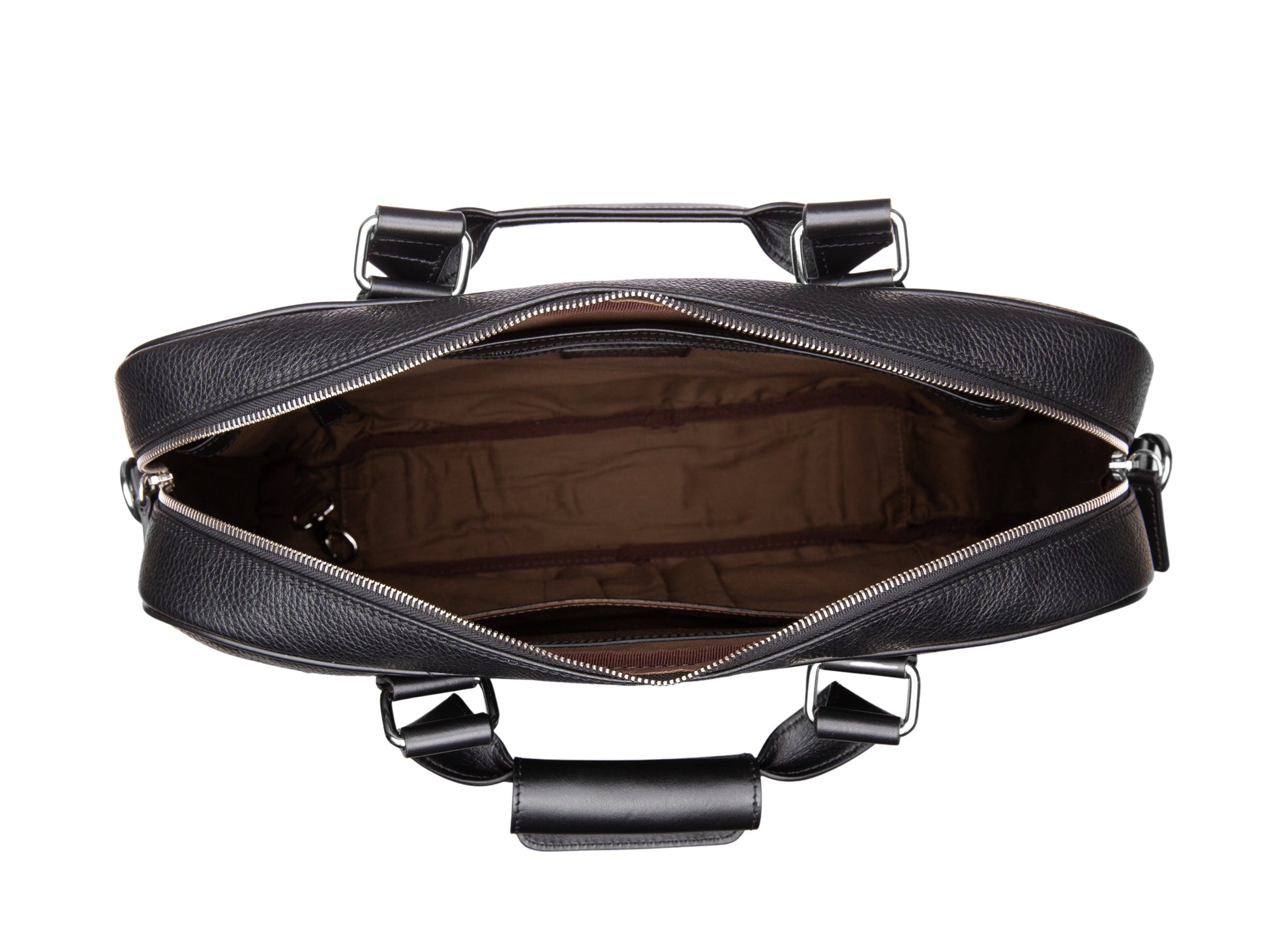 Bosca Monfrini Single Gusset Stringer Black