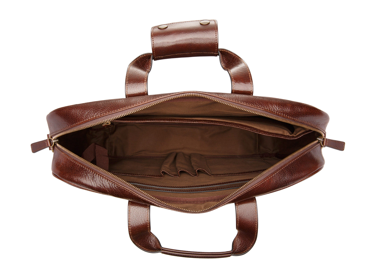 Bosca Firenze Single Gusset Stringer Dark Brown