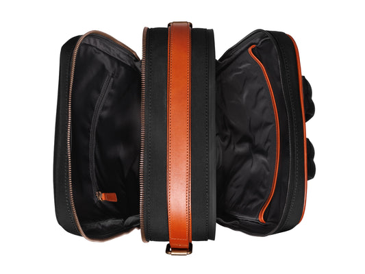 Bosca Dolce Italia Office Backpack  Amber