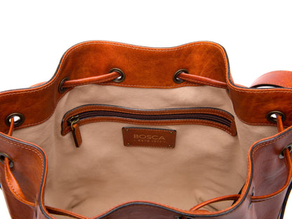 Bosca Classic Bucket Bag  Amber