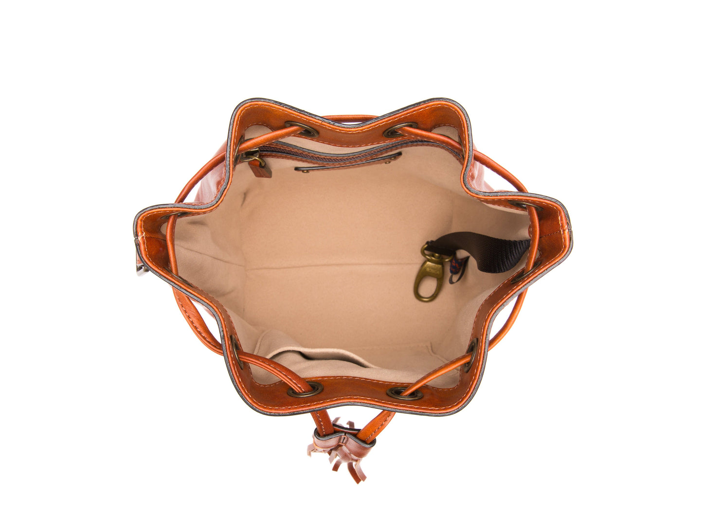 Bosca Mini Bucket Bag  Amber