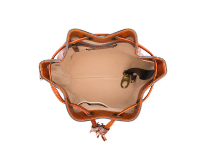 Bosca Mini Bucket Bag  Amber