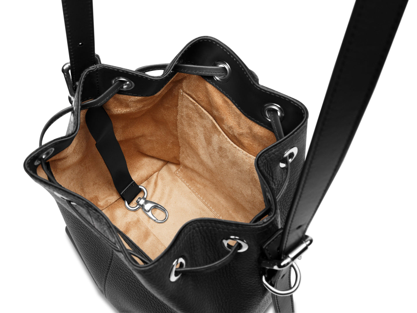 Bosca Mini Bucket Bag 1  Brown