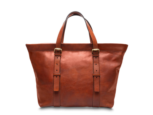Bosca Emma Carry-All Tote  Amber